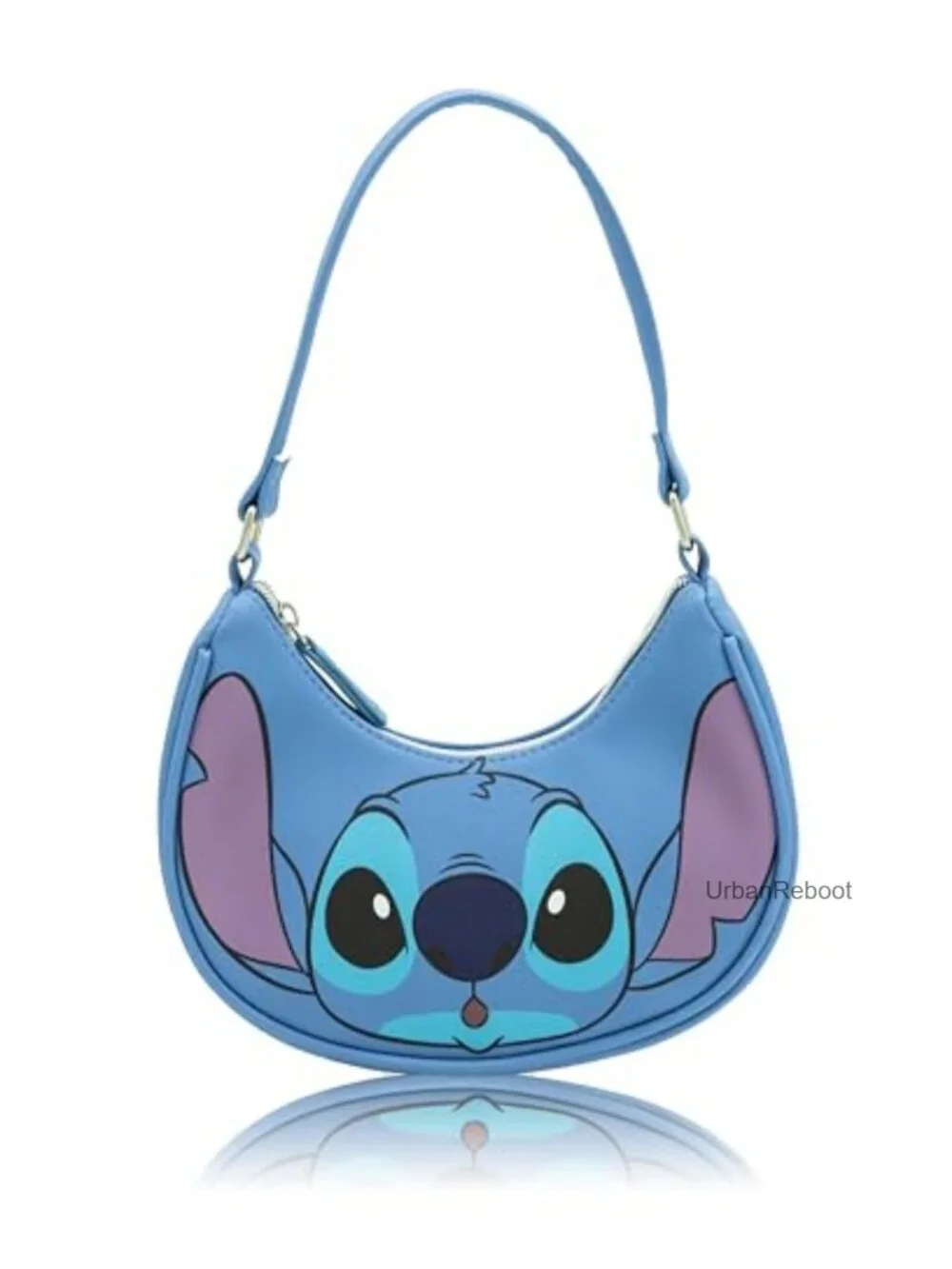 Disney Stitch Hobo Handbag PU Purse Crossbody Adjustable Strap Kids